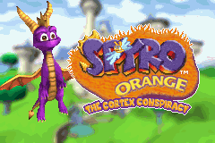 Spyro Orange - The Cortex Conspiracy Title Screen